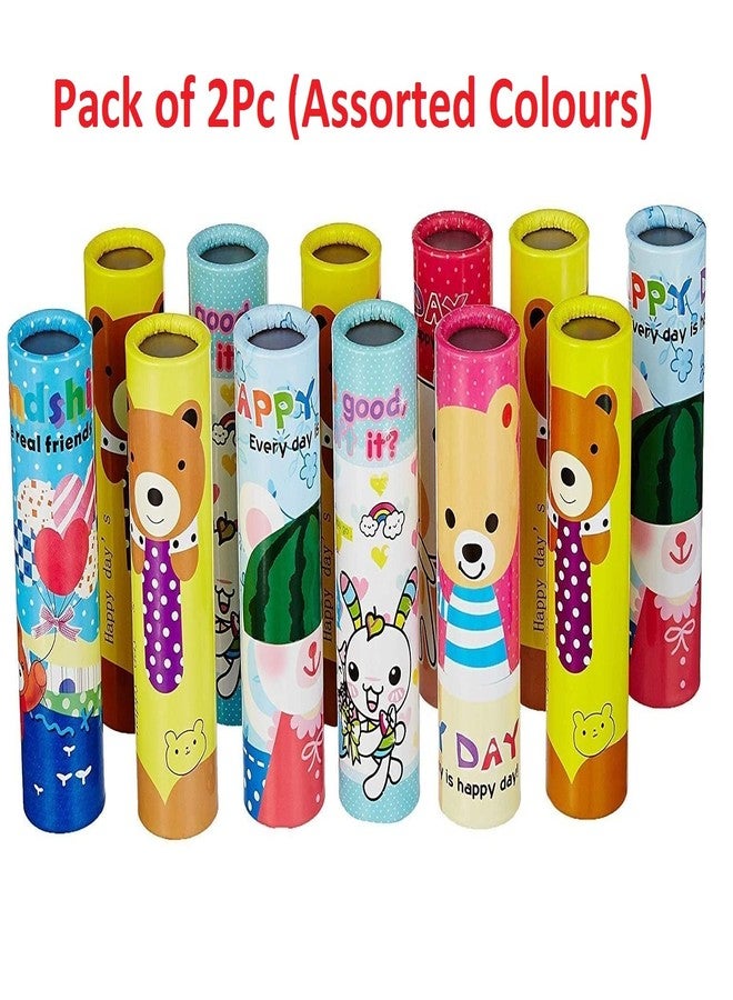 Karic Birthday Party Return Gifts - Pack of 2 Pcs Fun Magic Kaleidoscopes - Children Educational Science Toy,Plastic Multicolored - Image 2